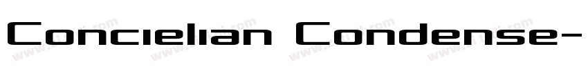 Concielian Condense字体转换